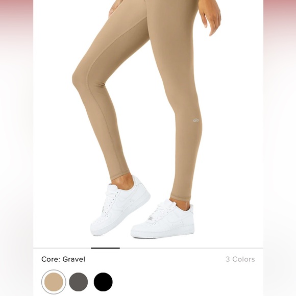 ALO Yoga ~ Limited Edition Stitching Gravel Airlift High-Waisted Leggings - Picture 5 of 11